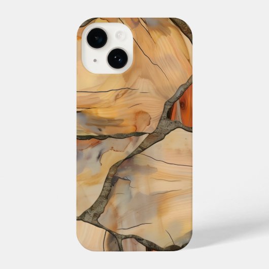 スリム光沢iPhone 14カバー iPhoneケース (裏面)