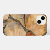 スリム光沢iPhone 14カバー iPhoneケース (裏面横)