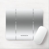 スリモダンック光沢のある銀灰色の背景 マウスパッド (マウス)