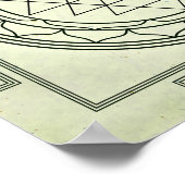 スリヤントラオンパーチメント ポスター (角)