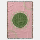 スリヤントラマンダラブランケット スローブランケット (正面縦)