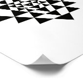 スリヤントラ聖幾何学ウォールアートポスター ポスター (角)