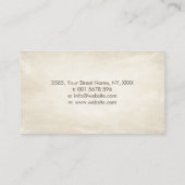 スリヤントラ/スリチャクラ水彩画 名刺 (裏面)