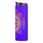 スリヤントラ – ヒンズー教シンボルデザイン1 タンブラー (回転右)