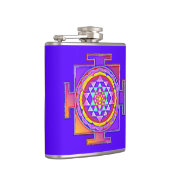 スリヤントラ – ヒンズー教シンボルデザイン1 フラスク (右)