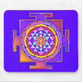 スリヤントラ – ヒンズー教シンボルデザイン1 マウスパッド (正面)
