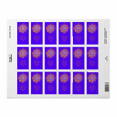 スリヤントラ – ヒンズー教シンボルデザイン1 ラベル (フルシート)