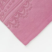 スリヤントラ/ロータスチャクラ フリースブランケット (角)