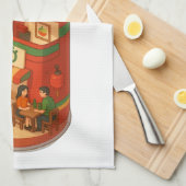 スリラチャポショップ キッチンタオル (四つ折り)