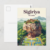 スリランカのシギリヤ古都 ポストカード (正面/裏面)