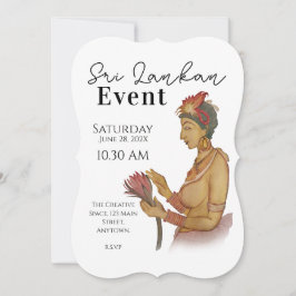 スリランカのシギリ絵画 招待状