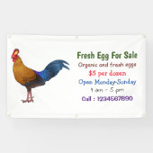 スリランカのジュニグリフ生卵の看板を販売 横断幕 (横)