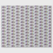 スリランカのゾウとハスの贈り物 ラッピングペーパー (フラット)