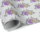 スリランカのゾウとハスの贈り物 ラッピングペーパー (ロールコーナー)