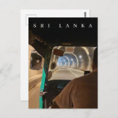 スリランカのチュクの乗客ビューポストカード ポストカード (正面/裏面)