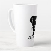 スリランカのトスカーズ カフェラテマグ (左アングル)