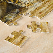 スリランカのヒョウ。 ジグソーパズル (側面)