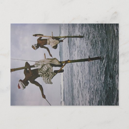 スリランカのフィッシャー – Postkarte ポストカード (正面)