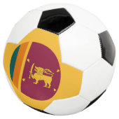 スリランカの国旗 サッカーボール (3/4)