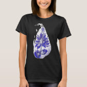 スリランカの地図グラフィティスタイル Tシャツ (正面)