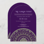 スリランカの招待状デザイン 招待状 (正面/裏面)