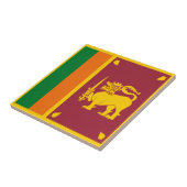 スリランカの旗のセラミックタイル タイル (側面)
