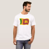 スリランカの旗のTシャツ Tシャツ (正面フル)