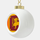 スリランカの旗 セラミックボールオーナメント (右)
