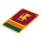 スリランカの旗 マグネット (左側)