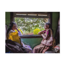 スリランカの電車で