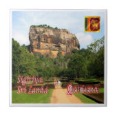 スリランカのSIGIRIYA ROCK FORTRESS（シギリヤ岩城） タイル (正面)