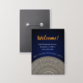 スリランカウェルカム 缶バッジ (正面/裏面)