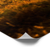 スリランカエレファントアットサンセット ポスター (角)