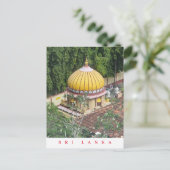 スリランカコロンボ寺院ビューポストカード ポストカード (スタンド正面)