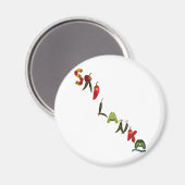 スリランカチリペッパー マグネット (正面/裏面)