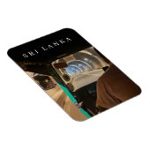 スリランカトゥクトゥクの乗客ビュー冷蔵庫用マグネット マグネット (右側)