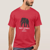 スリランカトリップ2025 Tシャツ (正面)