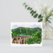 スリランカトレインパノラマビュー ポストカード (スタンド正面)