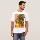 スリランカビーチサンセットビュー Tシャツ (正面フル)
