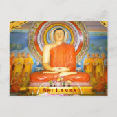 スリランカヴィンテージ旅行観光客追加 ポストカード (正面)