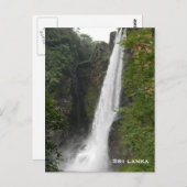 スリランカヴィンテージ旅行観光客追加 ポストカード (正面/裏面)