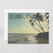 スリランカータートルビーチはがき ポストカード (正面/裏面)