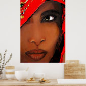 スリランカ人女性 ポスター (キッチン)