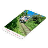 スリランカ列車ビュー冷蔵庫用マグネット マグネット (左側)