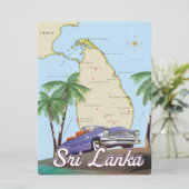 スリランカ図解入りの、写真付きのの詳細地図 (スタンド正面)