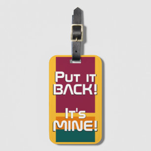 スリランカ国おもしろい旗 ラゲッジタグ