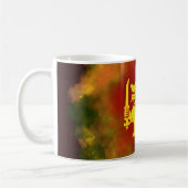 スリランカ国旗のデザインforスリランカ コーヒーマグカップ (左)