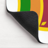 スリランカ国旗のマウスパッド マウスパッド (コーナー)