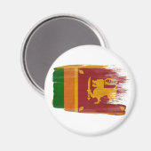 スリランカ国旗の磁石 マグネット (正面/裏面)