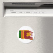 スリランカ国旗の磁石 マグネット (インサイチュ (食洗機))